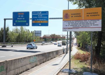 Cortes de tráfico nocturno en la M-607 y M-40 por las obras del nudo de Colmenar