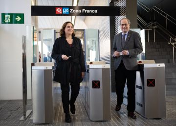 El metro de Barcelona estrena l’estació Zona Franca de la L10 Sud