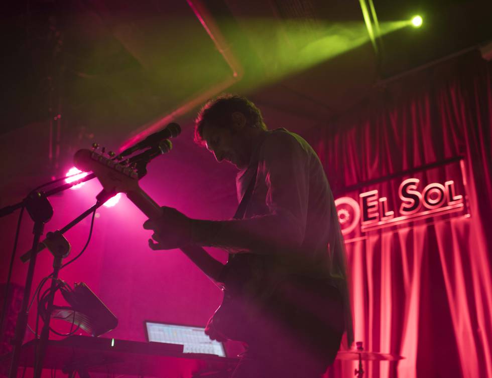 Julián Villagrán, durante un concierto en la sala El Sol.