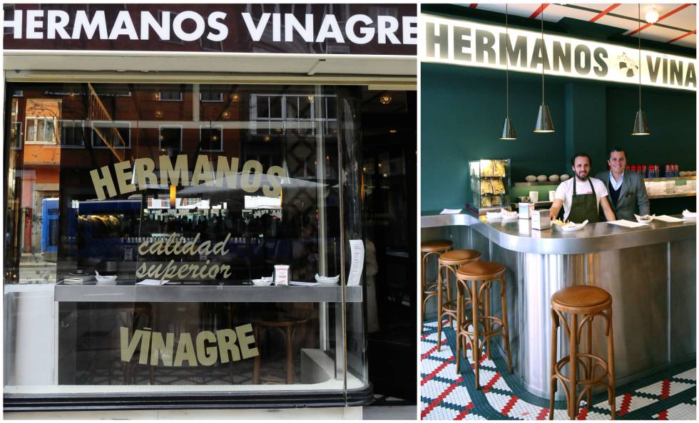 La fachada de los años 50 está protegida. Los hermanos Valentí, en su nuevo local. La decoración del bar es obra de Cristina Carullo Studio.