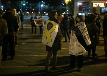 Un herido leve tras ser atropellado en el corte de los CDR en la Meridiana