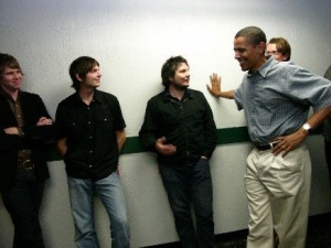 Obama con Wilco en 2008 Obama con Wilco en 2008