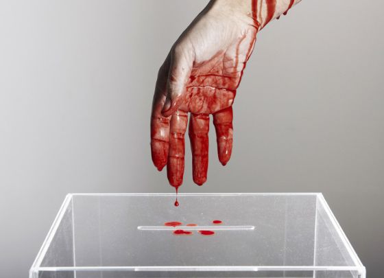 Imagen de 'Pendent de votació', de Roger Bernat FFF en el festival NEO, en Barcelona. Imagen de 'Pendent de votació', de Roger Bernat FFF en el festival NEO, en Barcelona.