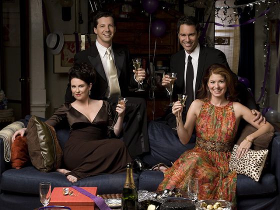 Los protagonistas de 'Will & Grace'