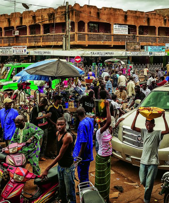 La vida cotidiana en Bamako, capital de Mali.