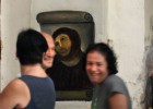Desfile de turistas ante el eccehomo de Borja