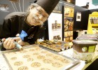 Chocolate, algas y azafrán cristal