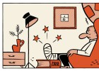 Montañas de libros y un dedo sin nombre Montañas de libros y un dedo sin nombre