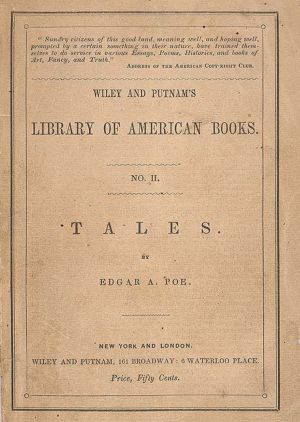 Cuentos, de Poe, edición de 1845.