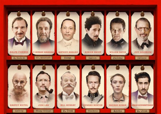 El reparto de 'El gran hotel de Budapest', repleto de caras conocidas.