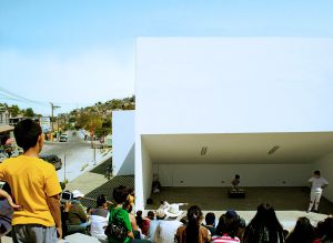 Biblioteca Casa de Ideas en Tijuana, México, obra de CRO Studio (Adriana Cuéllar y Marcel Sánchez).