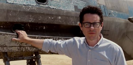 J. J. Abrams, en el rodaje del 'Episodio VII'.
