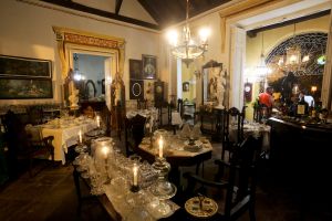 El restaurante privado Malibran tiene una de las mejores colecciones de cristalería de la ciudad