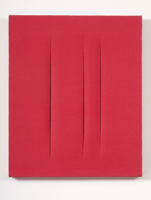 'Concetto spaziale, Attese' Fontana, 1966.