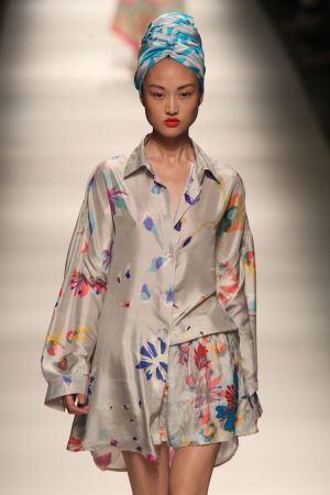 Un diseño de Missoni para primavera verano 2015.