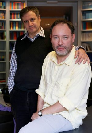 Cañete y García Gascón, durante la entrevista