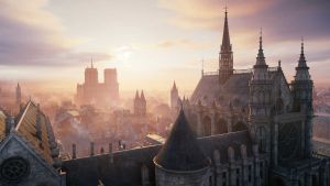 Vista de París en 'Assassin's Creed: Unity'.