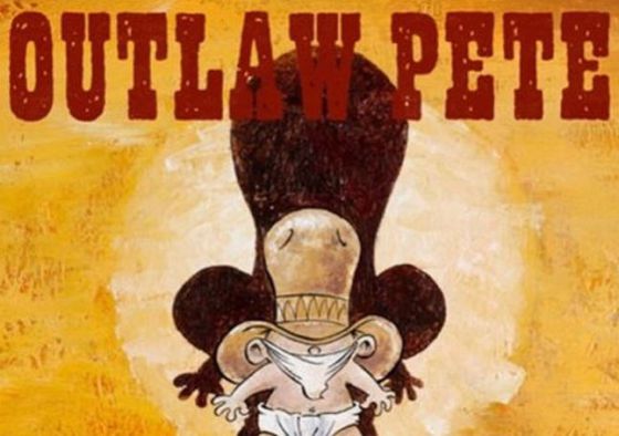 Portada del libro de cuentos infantiles 'Outlaw Pete'.