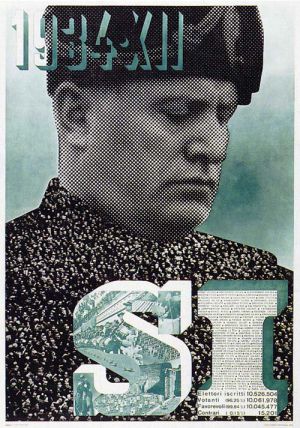 'Sí, año XII de la Era Fascista', de Xanti Schawinsky.