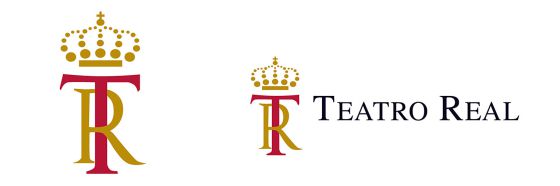 Actual logotipo del Teatro Real.