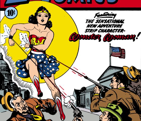 Portada del número 1 de Sensation Cómics con Wonder Woman.