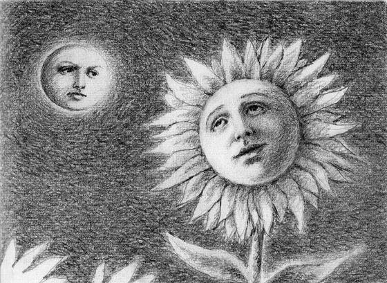 Una de las ilustraciones de Aute de la serie 'El Giraluna'.