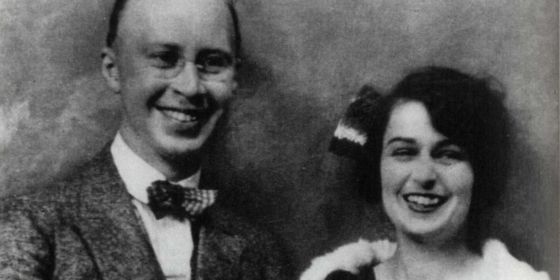 Serguéi y Lina Prokofiev, en 1921