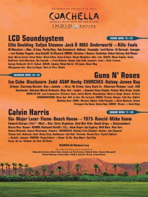 Cartel del Coachella 2016