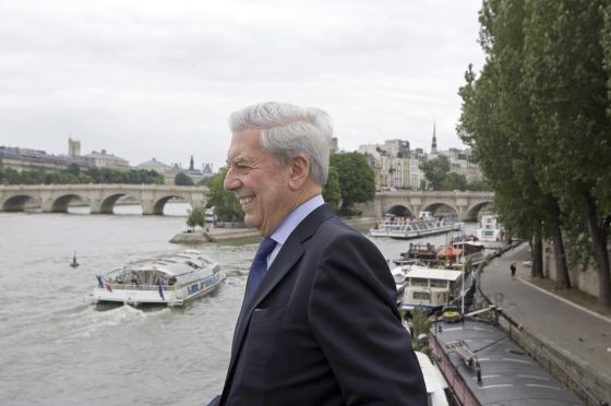 Mario Vargas Llosa en Paris.