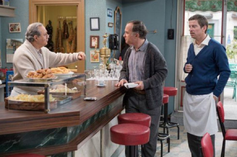 José Antonio Sayagués, Luis Bermejo y Manu Baqueiro en 'Amar es para siempre'.