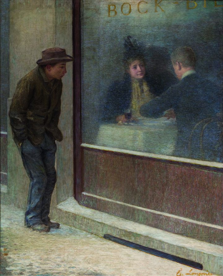 Reflexiones de un hambriento, una obra de 1894 de Emilio Longoni. Reflexiones de un hambriento, una obra de 1894 de Emilio Longoni.