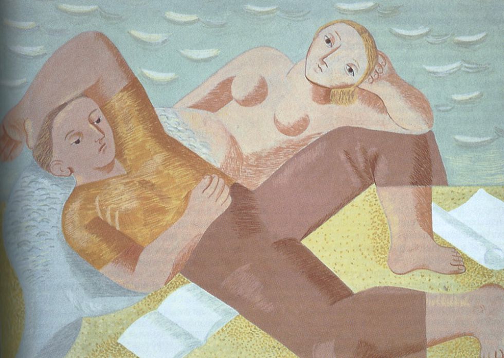 'El marinero y la sirena', una obra de Norah Borges.