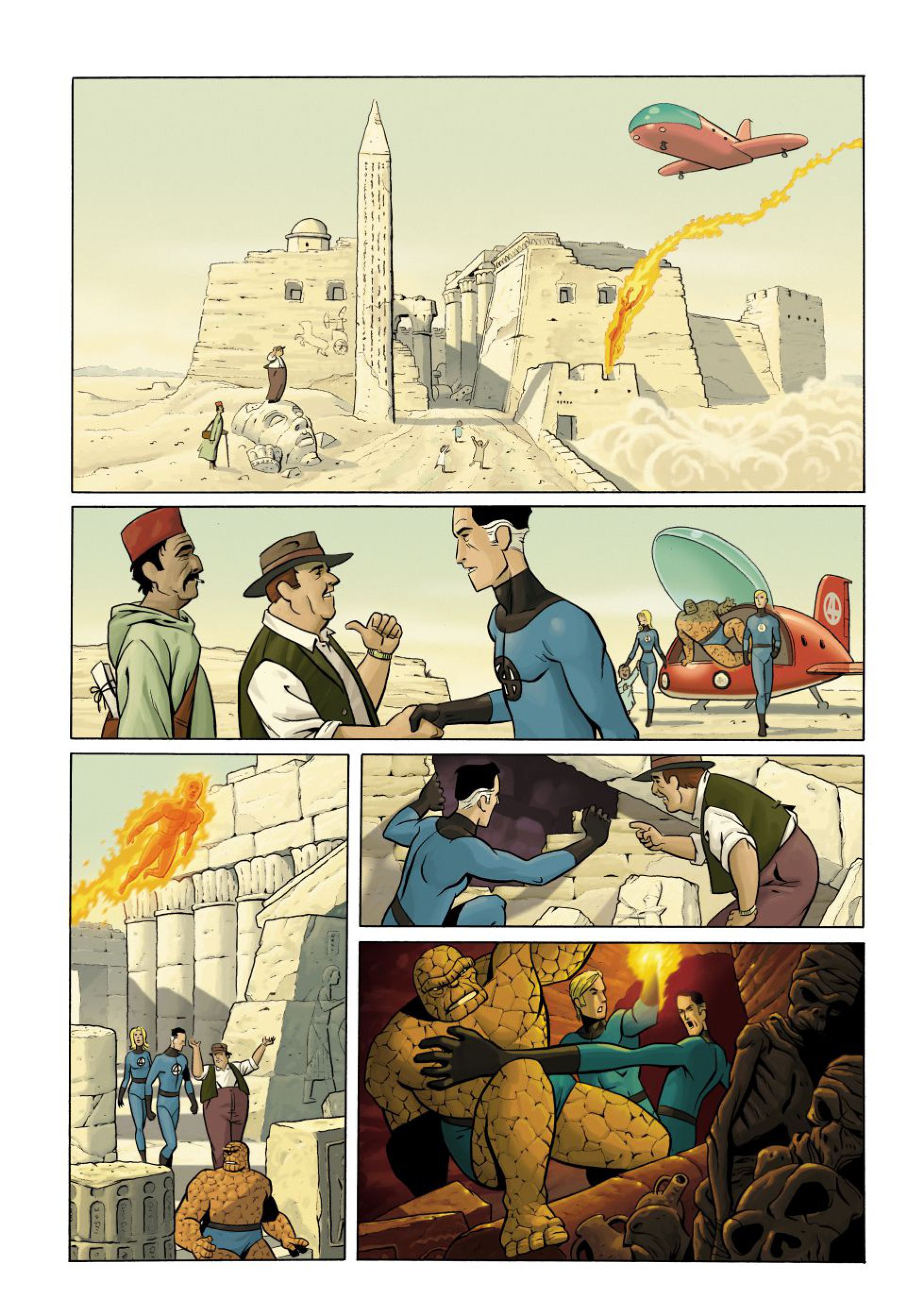 Paco Roca dibuja 'Los Cuatro Fantásticos'. Paco Roca dibuja 'Los Cuatro Fantásticos'.