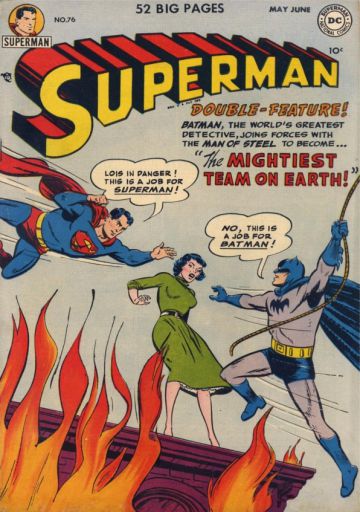 La versión más clásica de Batman y Superman.