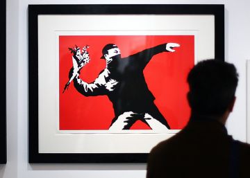 Banksy, el grafitero antisistema, entra en un palacio de Roma