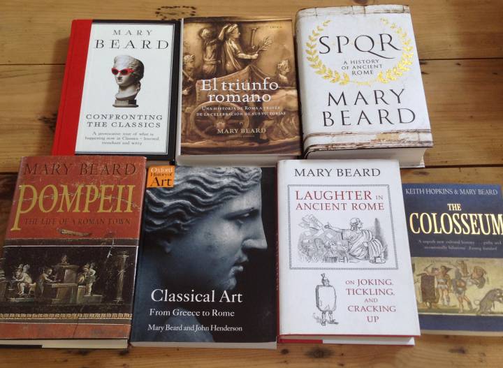 Las obras de Mary Beard. Las obras de Mary Beard.