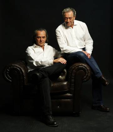 José Coronado, sentado, y Helio Pedregal.