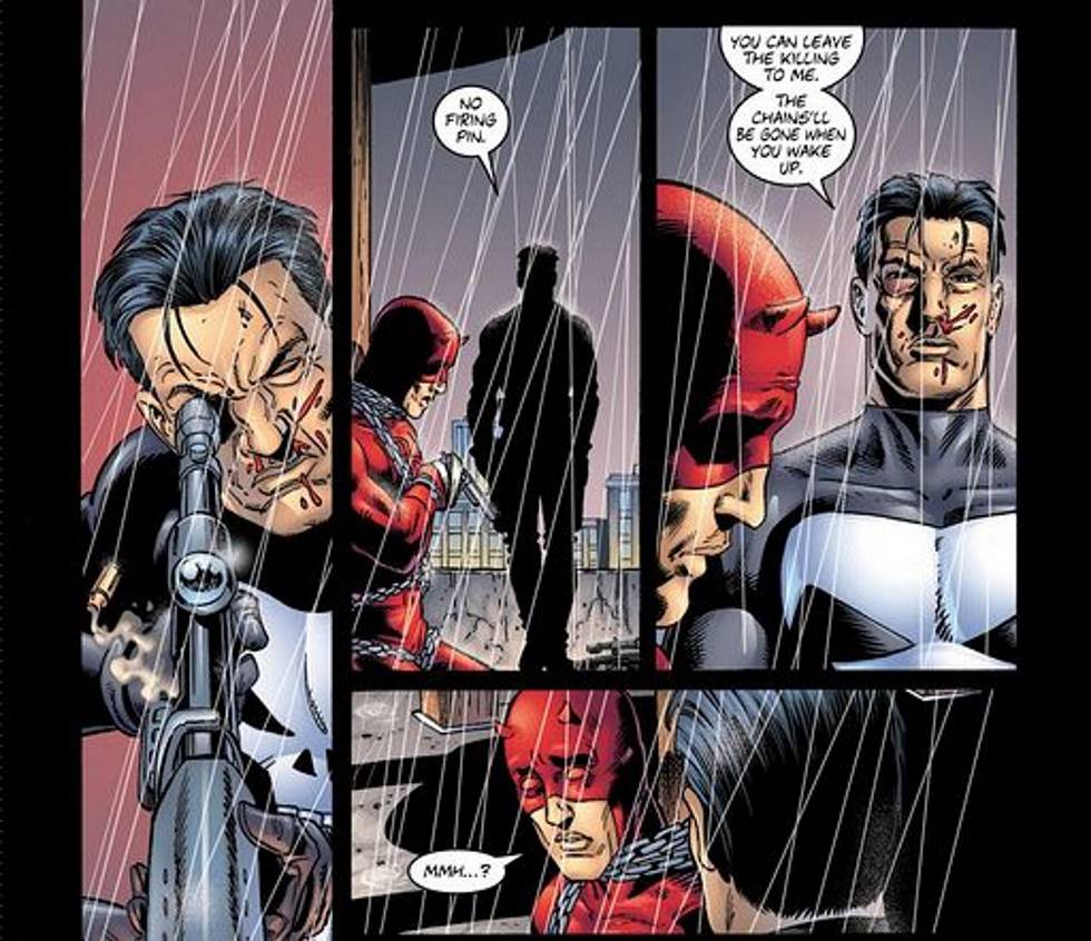 Daredevil vs. Punisher, ¿héroe o villano?