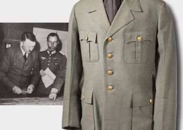 Casaco militar de Hitler é vendido por 1 milhão de reais