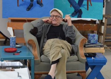 David Hockney y sus retratos ‘antiselfies’