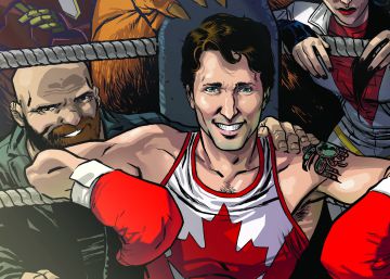 El primer ministro canadiense, de cómic