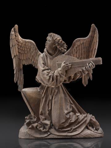 'Ángel tocando el laúd' (1520), de Hans Brüggermann.