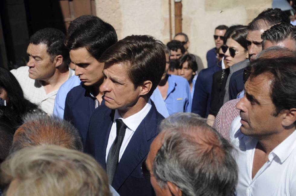 El Juli asiste al funeral de Víctor Barrio, este lunes.