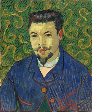 Retrato del doctor Félix Rey, de Van Gogh, que se exhibe en Ámsterdam.