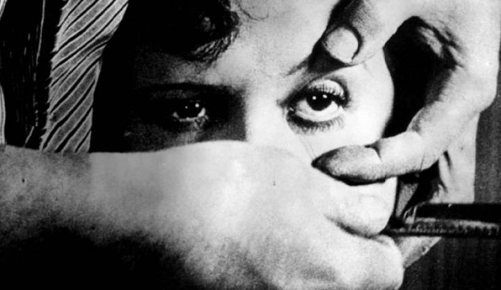 Fotograma de Un perro andaluz. Fotograma de Un perro andaluz.