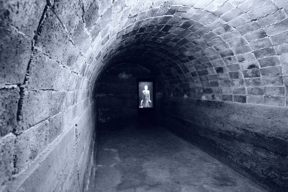 Interior del pavelló Kiefer, de la Fundació Sorigué.