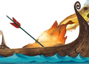 El mejor entierro: un barco vikingo en llamas El mejor entierro: un barco vikingo en llamas