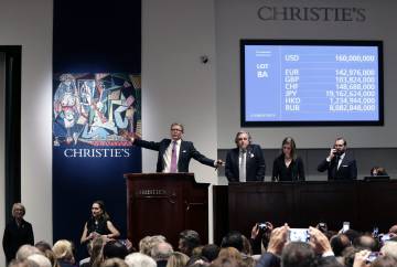 Christie’s subastó en 2015 'Les femmes d’Alger', de Picasso.