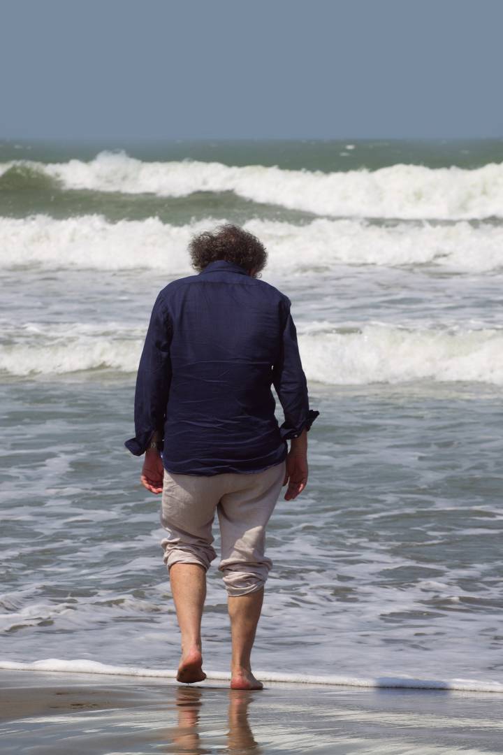 Ricardo Piglia retratado en 2014 en Cartagena de Indias. Ricardo Piglia retratado en 2014 en Cartagena de Indias.