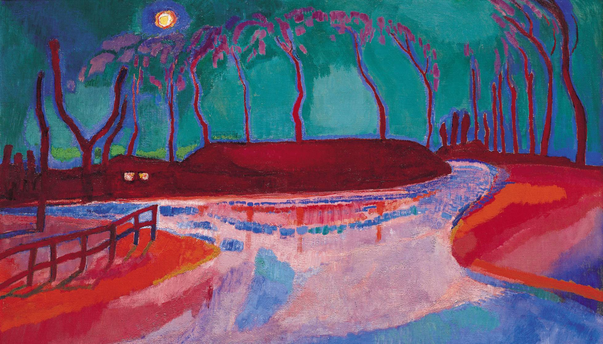 'Maannacht' (1912), obra del artista holandés Jan Sluijters. 'Maannacht' (1912), obra del artista holandés Jan Sluijters.